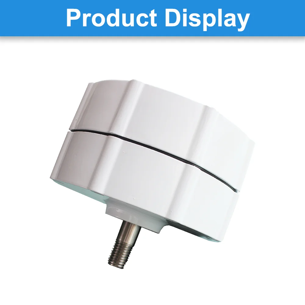 3000W Gearless Permanent Magnet Generator Wind Turbine Water Turbine Low RPM Charge Battery Make Power Energy System