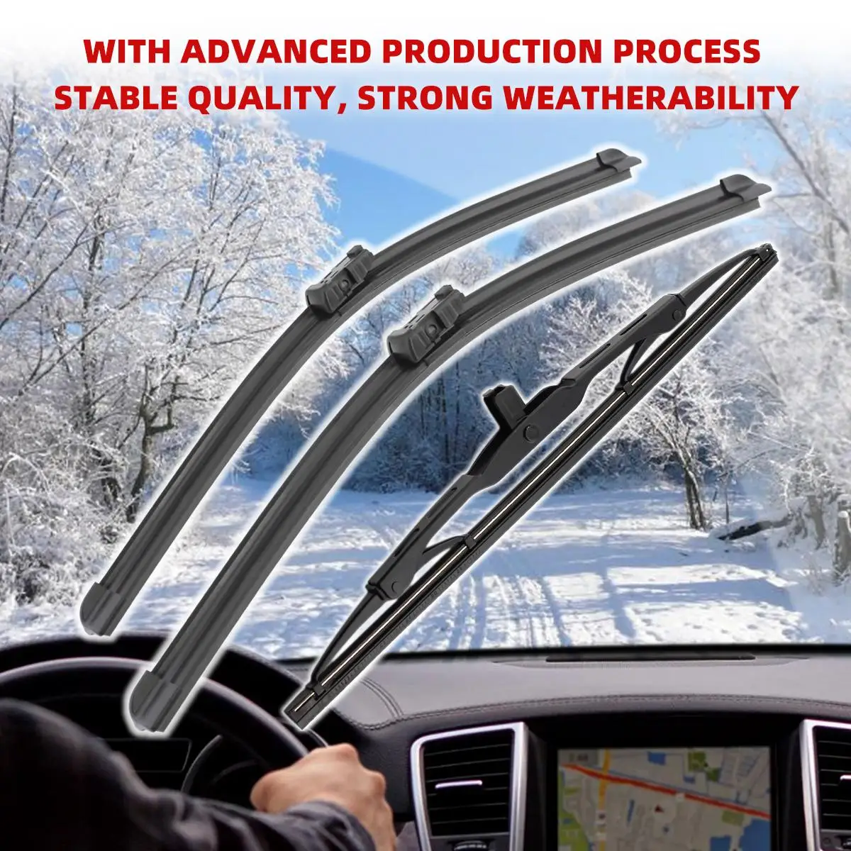 1/2/3/4/6PCS Car Wiper For Chevrolet Equinox Hatchback 2010-Onwards Front Rear Wiper Blades Brushes Cutter Auto Accessories 5