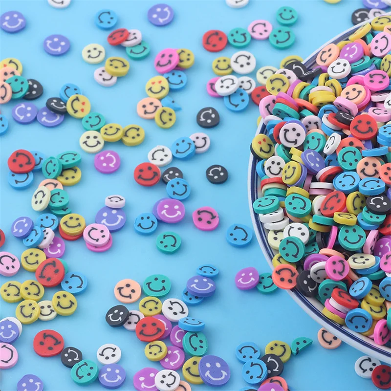 Polymer Clay 10g 5mm Mix Color Slime Candy Star heart Flower Fruit Unicorn Slices Polymer Clay Sprinkles DIY Nail Art Handmade Accessories