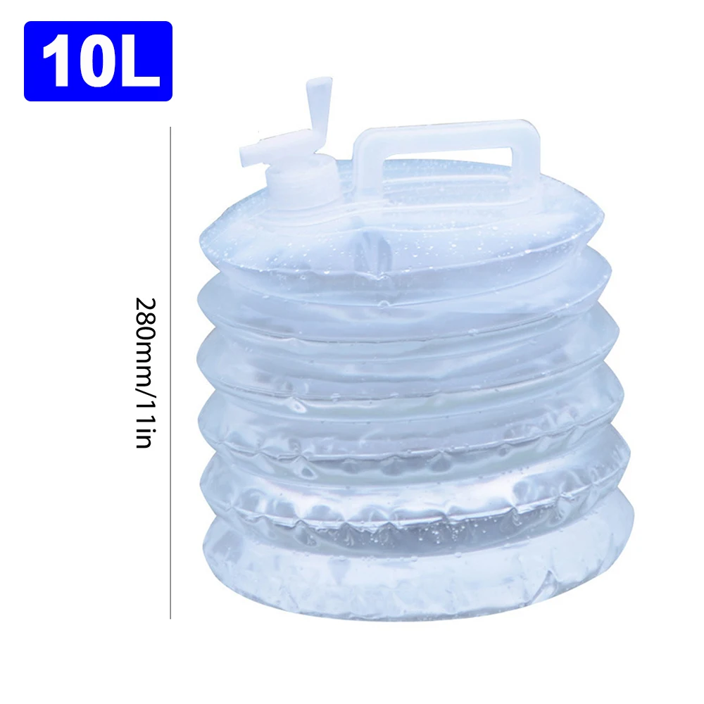 thumbnail image 1 of Cubo de agua portátil de 5/7,5/8/10/12/15 l, recipiente para agua pura con grifo para acampar al aire libre, cocinar, picnic y senderismo, 1 of 5