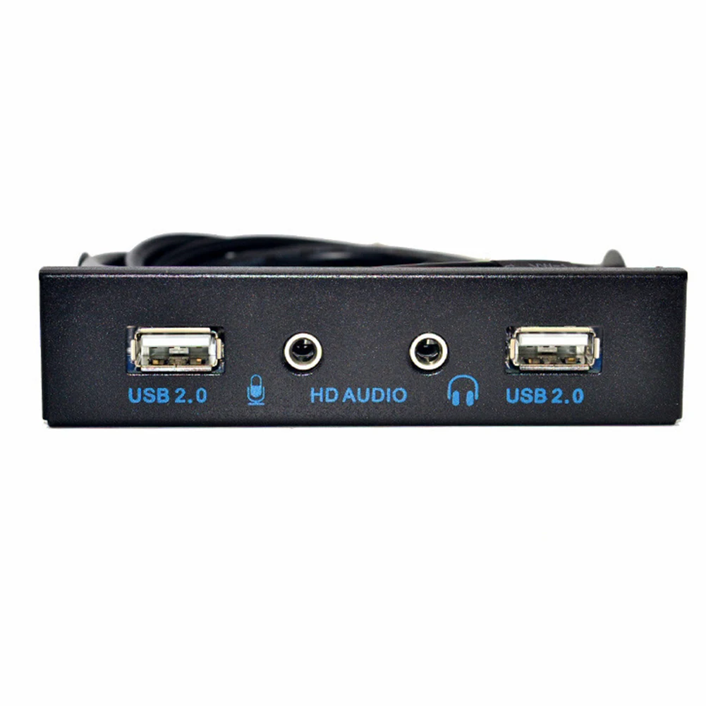 클래식 섬세한 PC 케이스 전면 패널 랙, 3.5 인치 9 핀-2 USB2.0 HD 오디오 3.5mm 플로피 어댑터, 핫 세일