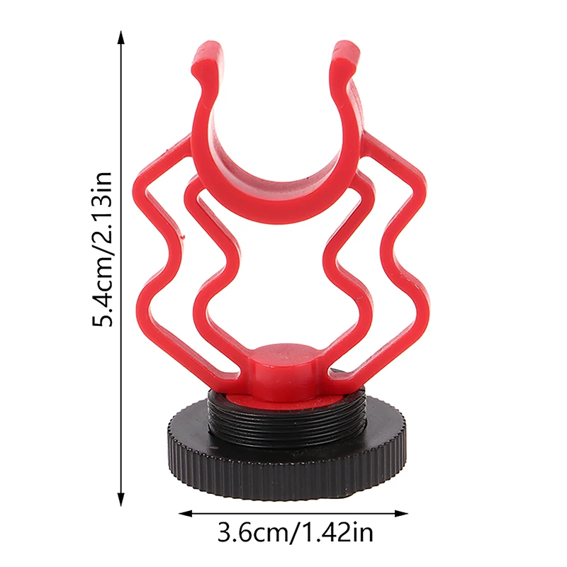 Microphone Shock Mount 1Pc Universal Microphone Wavy Shock Mount Adapter Plastic Microphone Bracket Mount Replacement Shockmount Accessories