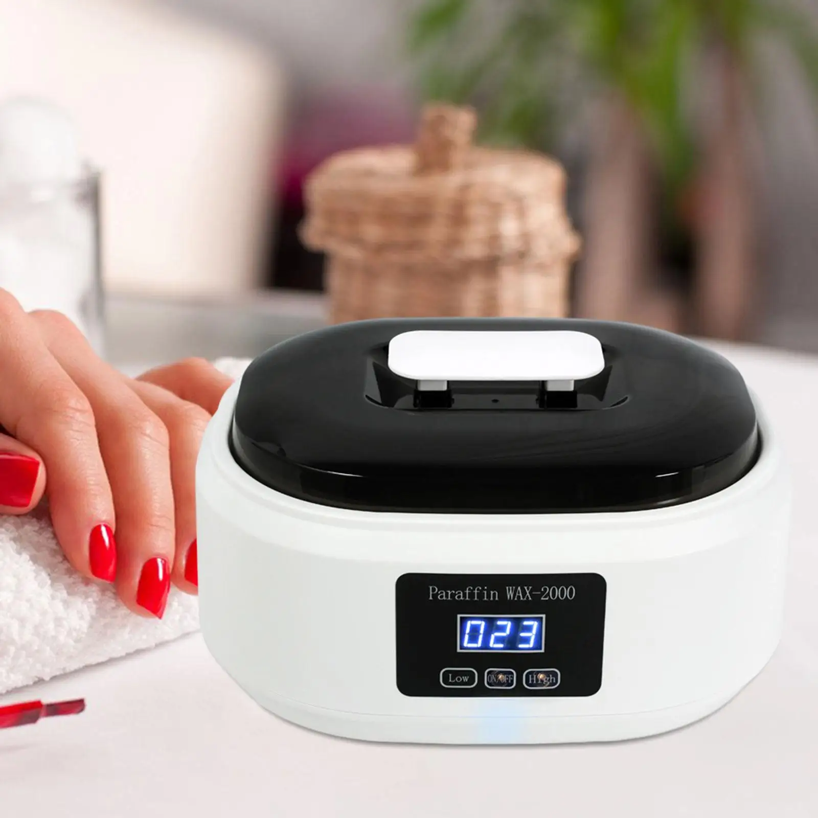 Paraffin Bath 200W Touchscreen Paraffin Wax Heater for Foot Body US Adapter
