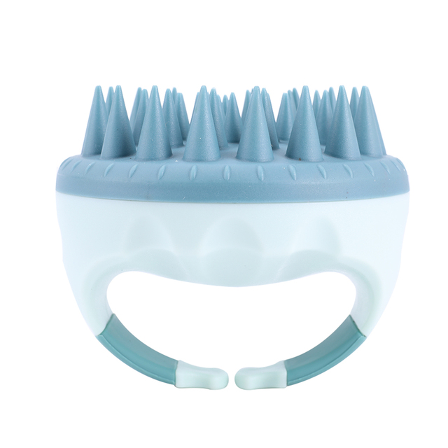 Silicone Shampoo Brush Handheld Round Soft Scalp Massage Brush Bath Massage Brush Hair Shower Brush Comb Hair Care