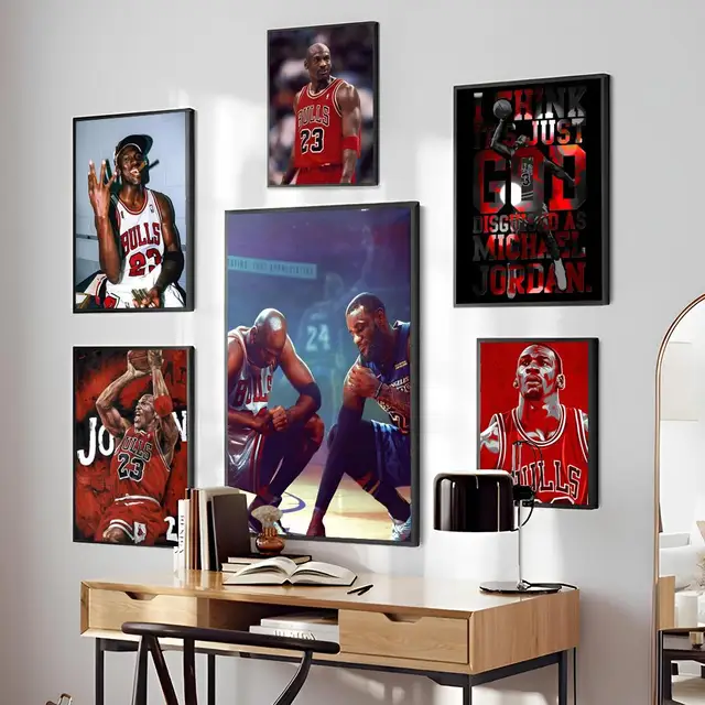 고품질 농구 선수 포스터로 가정이나 비즈니스 공간에 활력을 불어넣으세요