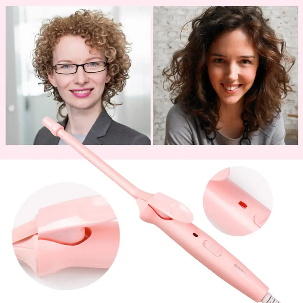 9MM Curling Iron Compact Hair Iron Curler Ceramic Heating Plate Hairstyling Tool Inner Curling Bangs Hair Curler