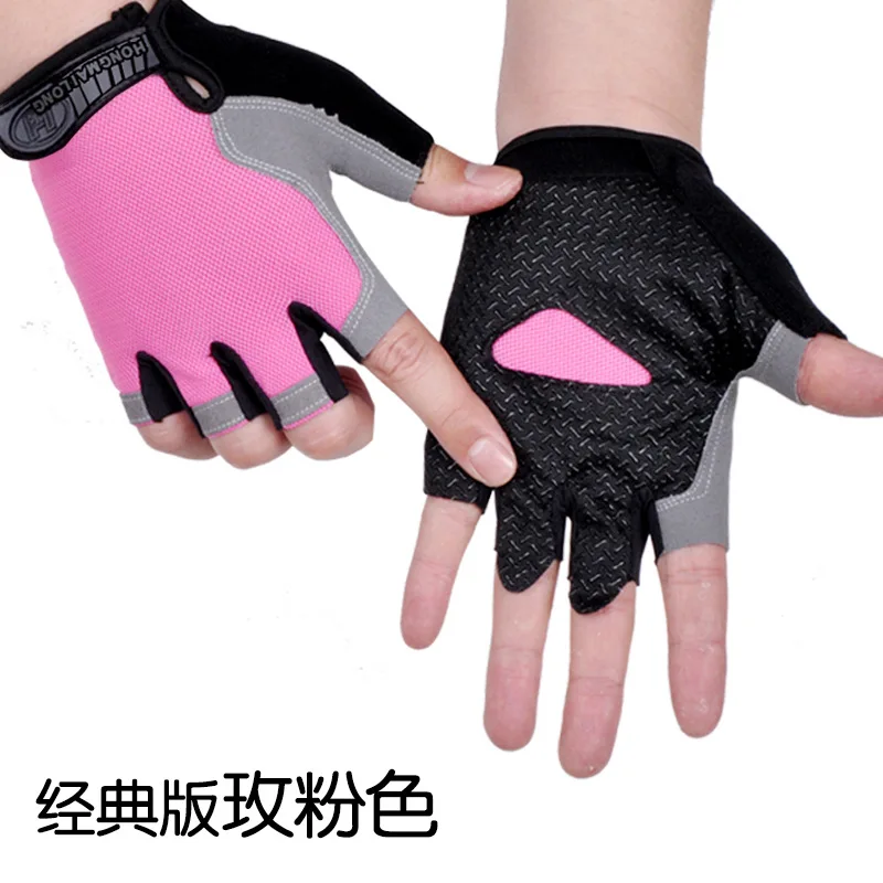 Cycling Gloves Anti-Slip Anti-sweat  Breathable Bicycle Motorcycle Gym Yoga Sport Training Men Women Half Finger Gloves 4