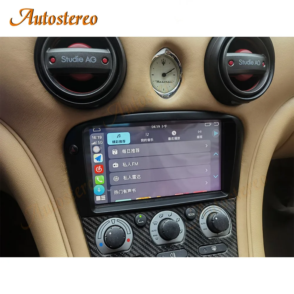 Carplay Auto Stereo Android 13 Car GPS Navigation For Maserati 3200GT 4200GT Mul