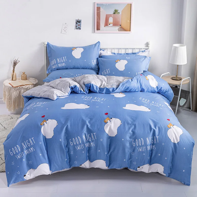 Striped Cotton Duvet Cover Set - Soft & Skin-Friendly Bedding (3 Pieces)