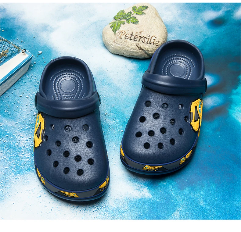 صنادل كرتونية للأطفال ، نعال صيفية ، أحذية حديقة غير رسمية ، أحذية شاطئ مجوفة للأطفال ، الأولاد والبنات ، موضة جديدة