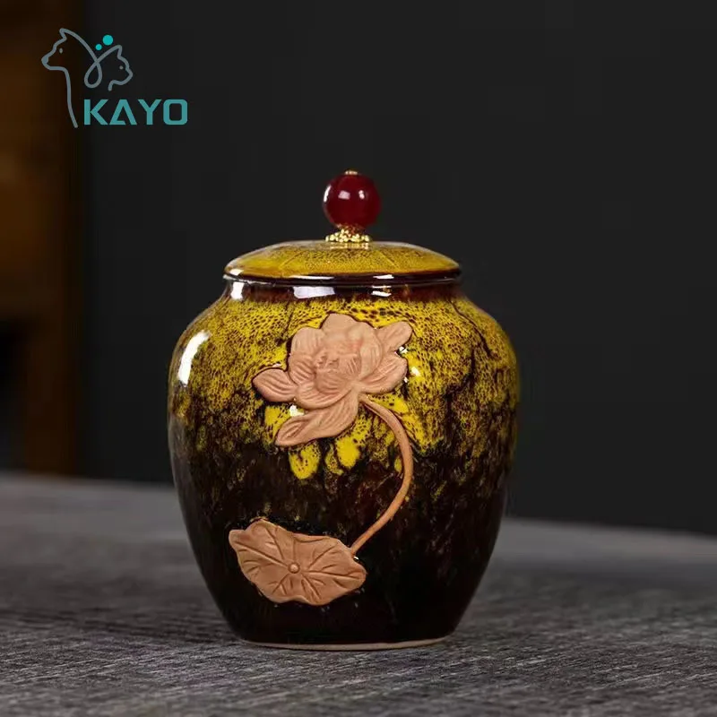 Mini Urna Funeraria In Ceramica - 110ml, Verde, Per Ceneri Umane O Animali - Foto 4