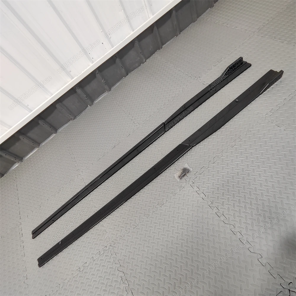 190cm 자동차 사이드 스커트 스플리터 디퓨저 윙렛 사이드 윙 범퍼 립 (폭스바겐 골프 7 7.5 MK7 MK7.5 R GTI R-라인 2013-2019 바디킷용)