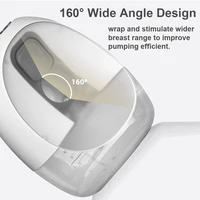 Portable Wearable Breast Pump Hands Free Electric Breast Pump with LED Screen for Breastfeeding Low Noise Built-in Battery 2
