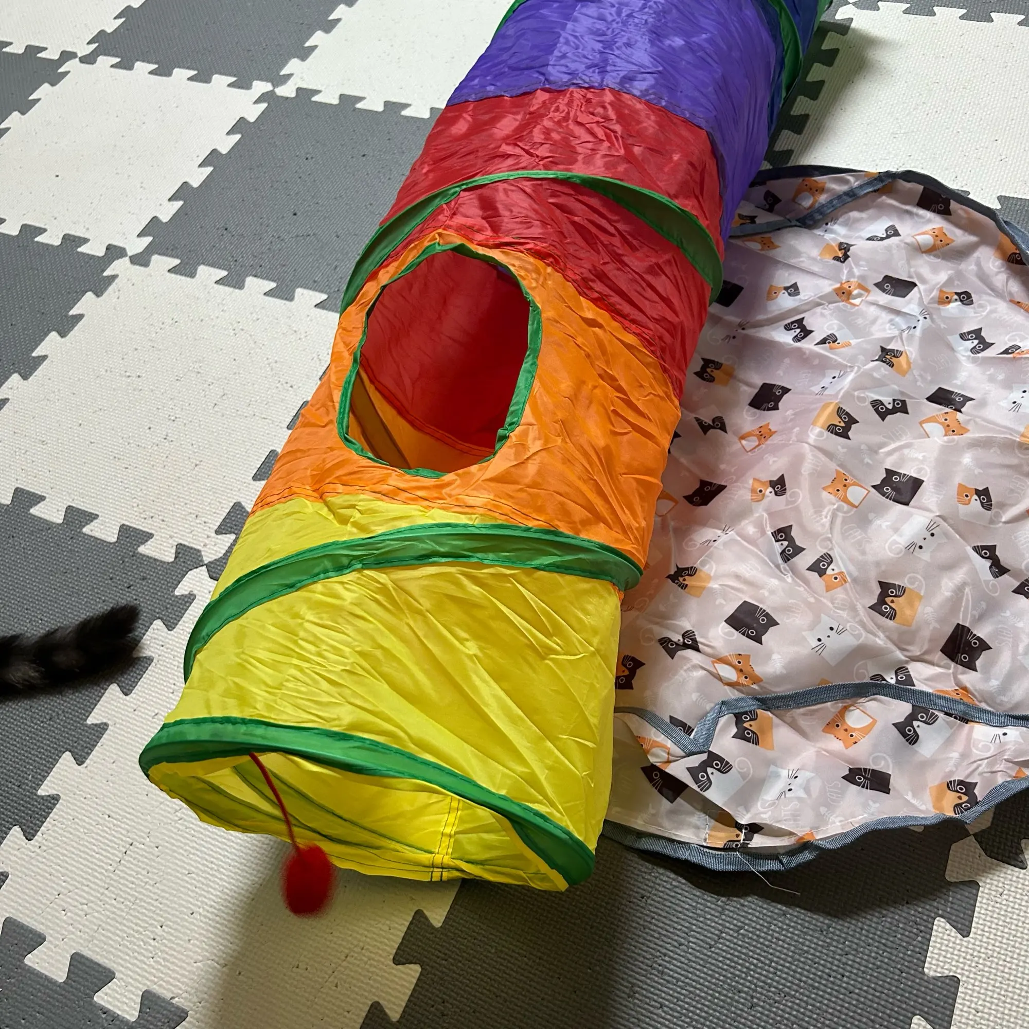 foldable Cat Tunnel Toy photo review
