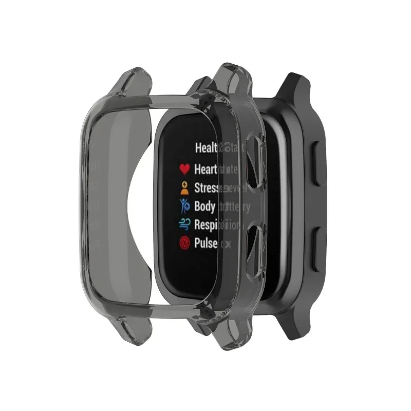 Versatile 2-in-1 Silicone Strap & Transparent Case Combo
