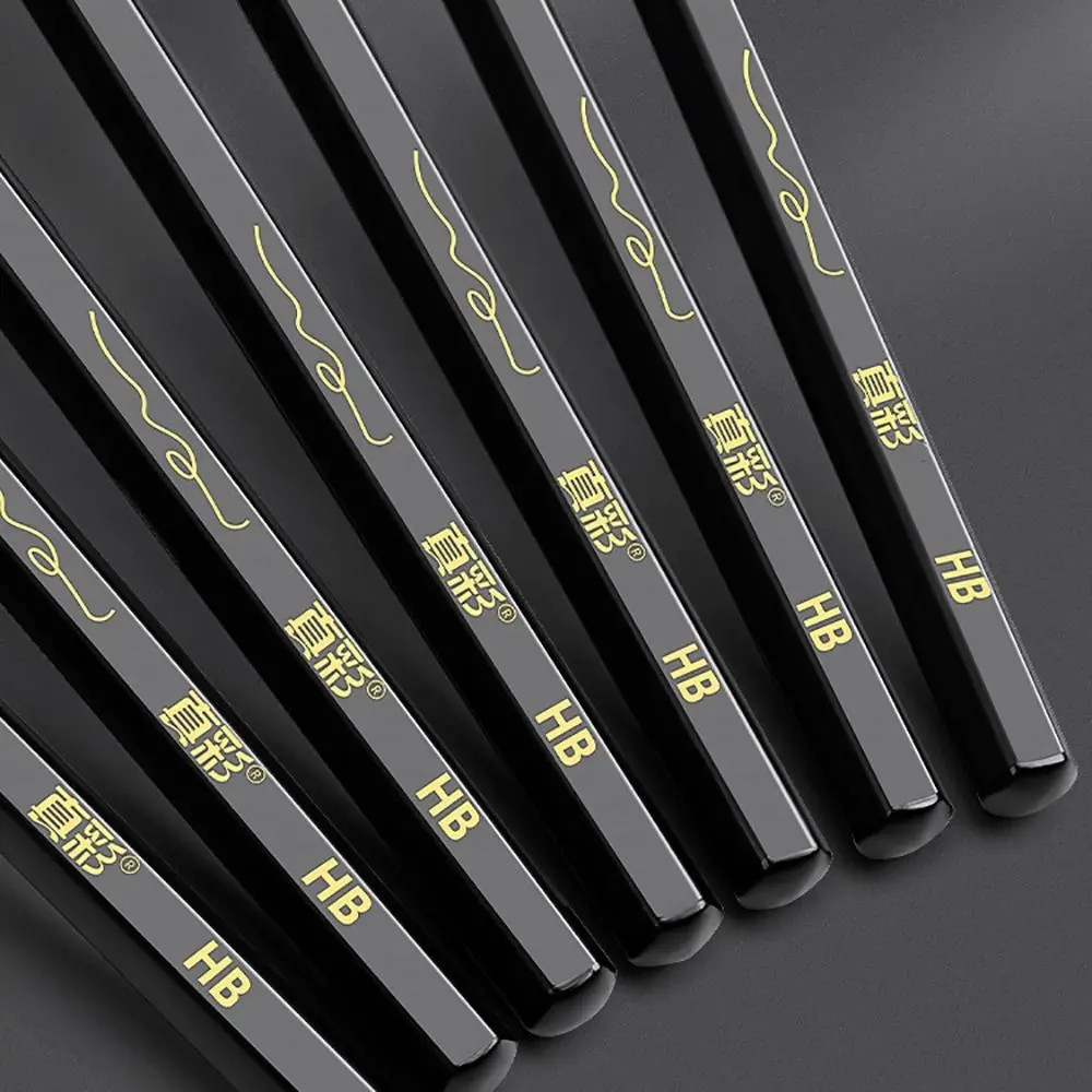10/30PCS Professional Black Wood Graphite Pencil HB 2B Black Lead HB/2B Pencil Sketch Pencil Set Students Art Drawing Stationery 4