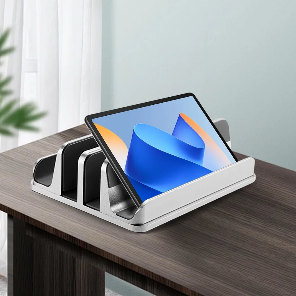 수직형 노트북 스탠드 조절 가능한 데스크 노트북 홀더 맥북/델/HP/서피스용 범용 노트북 도킹 스테이션 스탠드