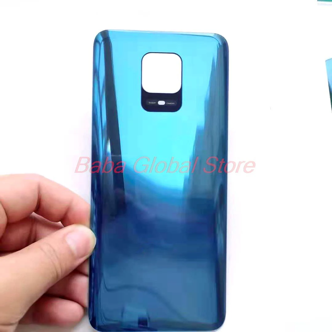 Back Glass Cover For Xiaomi Redmi Note 9 Pro / Note 9S Battery Cover Housing Door Chassis Red Mi 9Pro Repair Parts