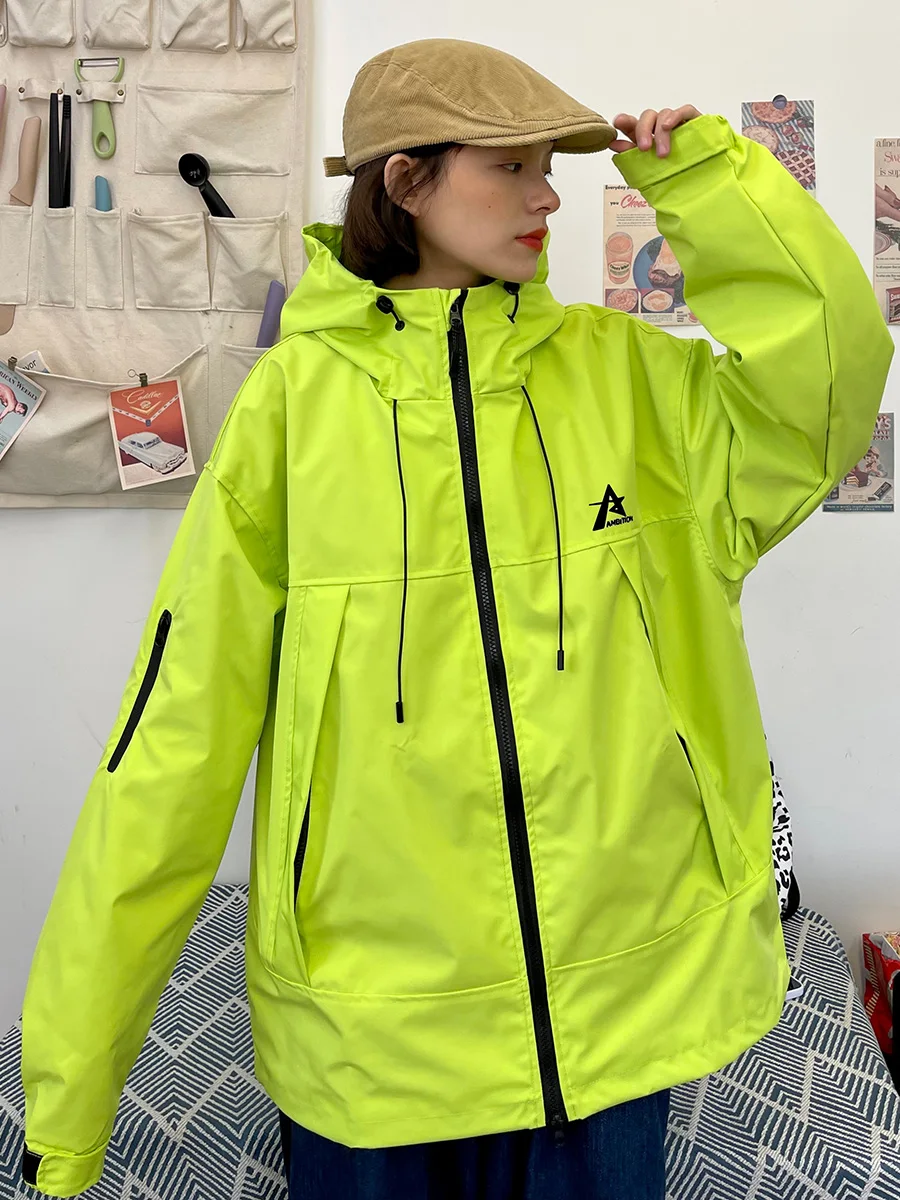 Hooded Charge Coats Women's Spring 2023 New Loose Fit BF American Fashion Brand Versatile Functional Jackets