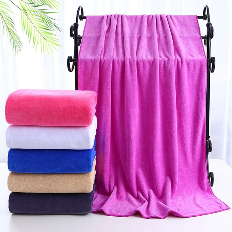 Beauty Salon Towel Oversized Beauty salon towels bed sheets hotels water absorbing and quick drying large soft towels and do not shed hair