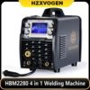 HZXVOGEN 200A 4 In 1 Aluminum Welding Machine Gasless Gas MIG/MMA&ARC/LIFT TIG Inverter Welder Synergy Tool HBM2280 110V 220V 1
