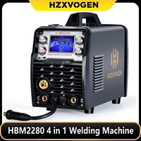 HZXVOGEN 200A 4 In 1 Aluminum Welding Machine Gasless Gas MIG/MMA&ARC/LIFT TIG Inverter Welder Synergy Tool HBM2280 110V 220V 1