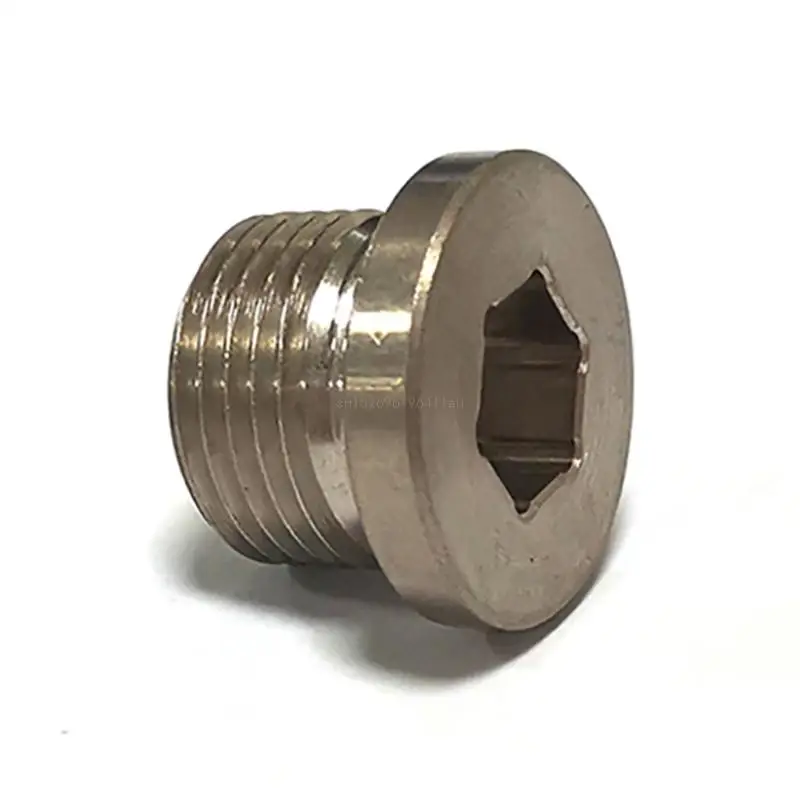 

O2 Wideband Solder Bung Plugs Nut Stepped Cap M18x1.5 with for Head Socket for Head End Cap Plug Pipe