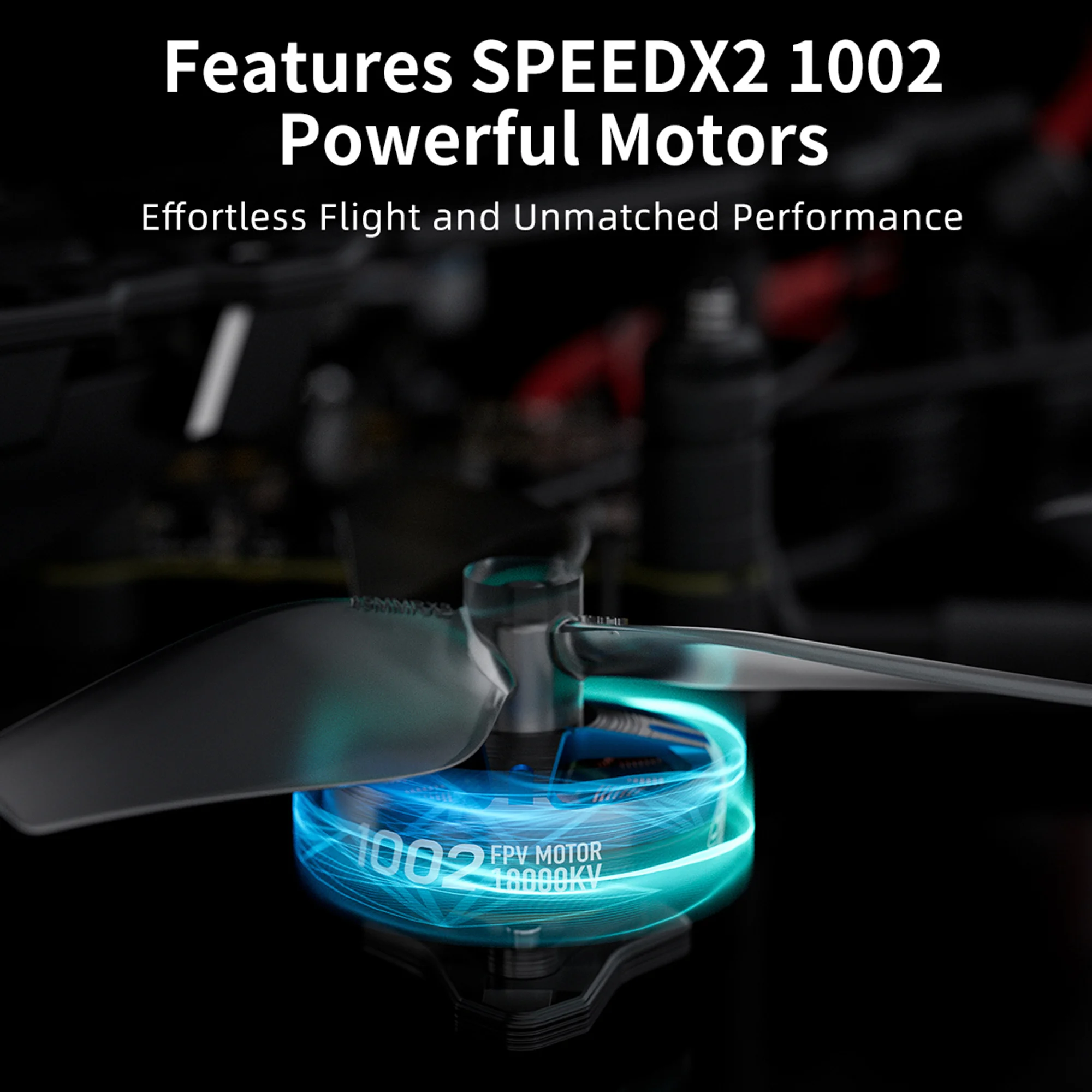 GEPRC T-Cube18 O4 WTFPV Квадрокоптер со встроенным ELRS 2,4G / аналоговым SPEEDX2 1002 18000KV 1,8-дюймовый радиоуправляемый дрон для фристайла thumbnail 2