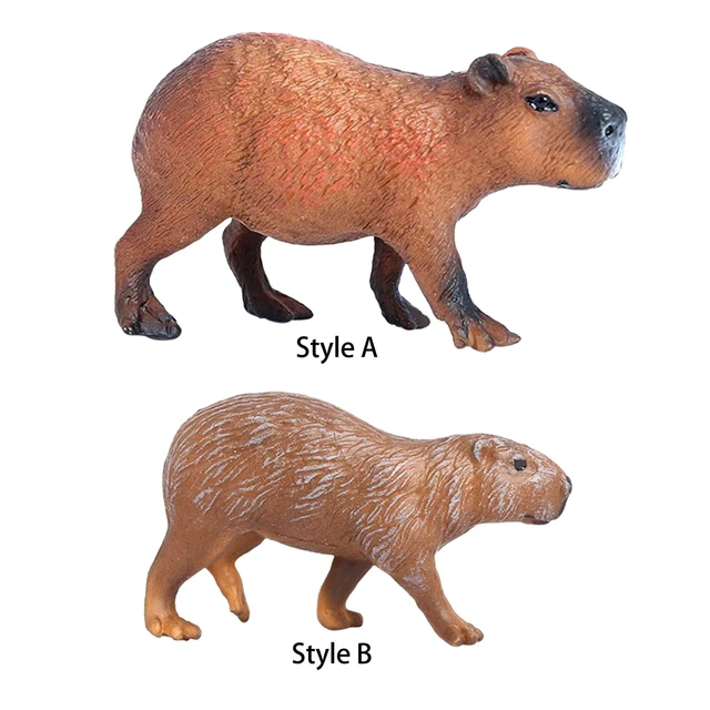 Simulation Tiere Modell Wissenschaft Pädagogisches Spielzeug Capybara  Figuren Spielzeug für Kuchen Topper - AliExpress