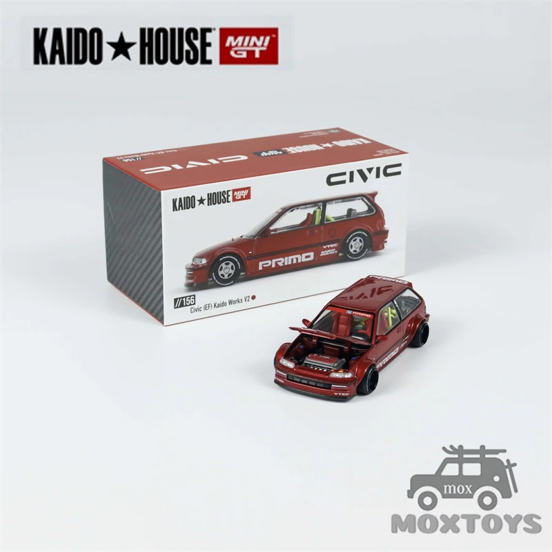 Kaido House x MINI GT 1:64 Civic EF Kaido Works V2 Diecast