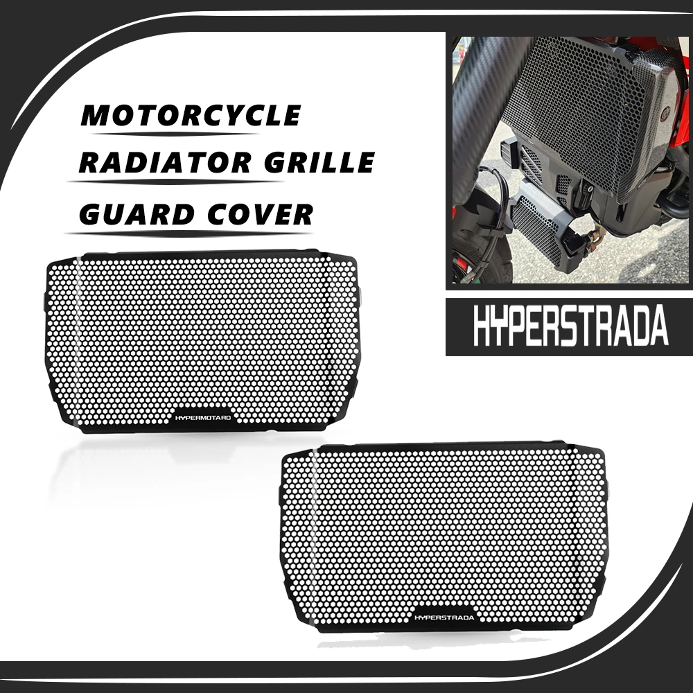 

Hyperstrada 939 821 Motorcycle Accessories FOR Ducati Hypermotard 939SP Hypermotard 821 SP ALUMINIUM Radiator Grille Guard Cover