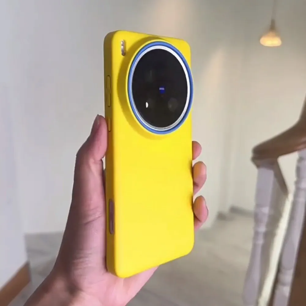 Magnetic Attraction Matte Hard Shell Phone Case with Lens Protector