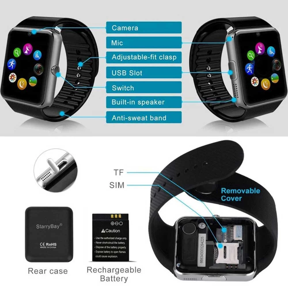 ο DZ09 Smartwatch    ð 2G SIM ȭ TF ī޶ ˶ ð,   ð PK X7 X8 MAX