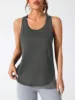 Women's running vest, special letter style, loose long top vest, a good choice for yoga running 4