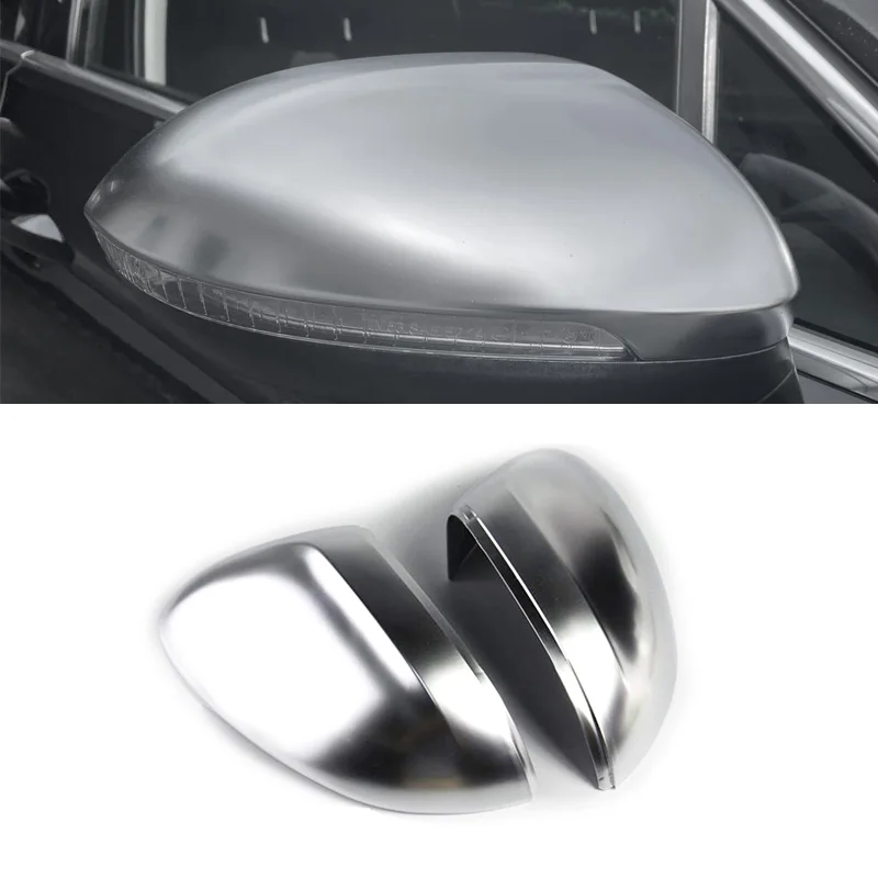 

For Volkswagen VW Passat B8 CC Arteon Silver Matte Chrome Car Part Rearview Mirror Cover Shell Housing Side Wing Mirror Cap