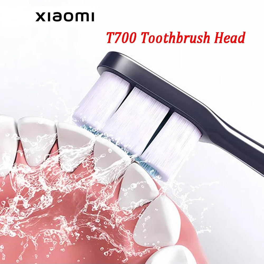 Toothbrush Heads Original Mijia Toothbrush Head T700 2/4/6/8Pcs Sonic Electric Toothbrush Waterproof Soft Health Replacement
