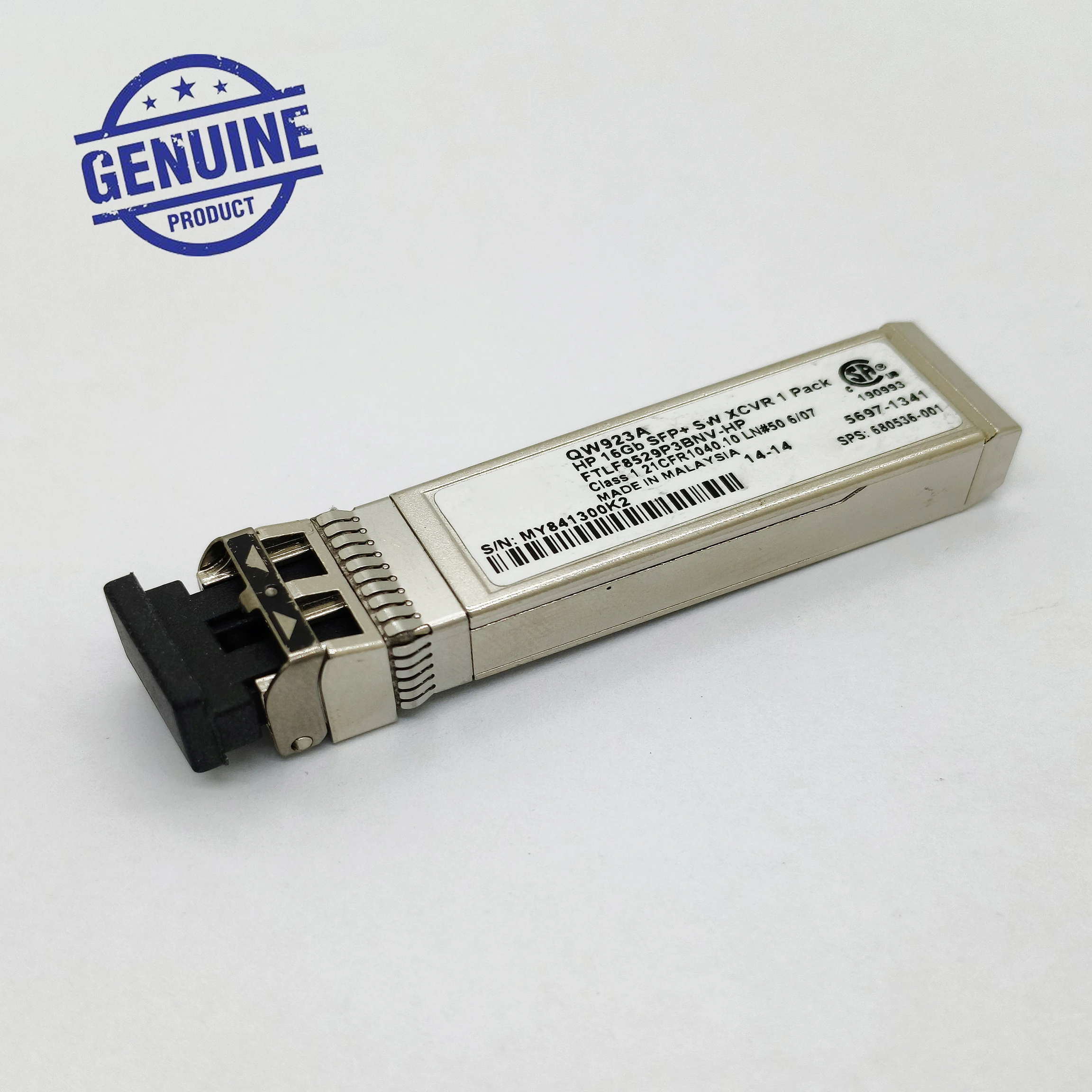 Genuine For HP QW923A 16Gb SFP+ SW XCVR 68536-001 FTLF8529P3BNV-HP Transceiver Optical Module