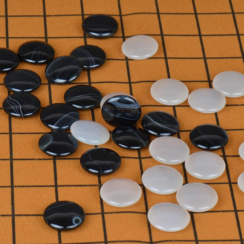 실크 포장 마노 이동 검정 흰색 Gomoku 세트 표준 성인 선물 상자 단단한 나무 체스판 항아리 Schachspiel Gry Rodzinne Игры