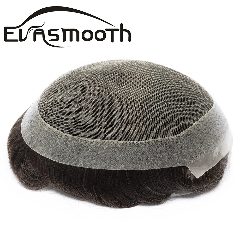 Human hair toupee Australia Base Men Toupee Middle Swiss Lace Wig Man Skin base Real Natural Human Hair Toupee Replacement Systems Wig Prosthesis