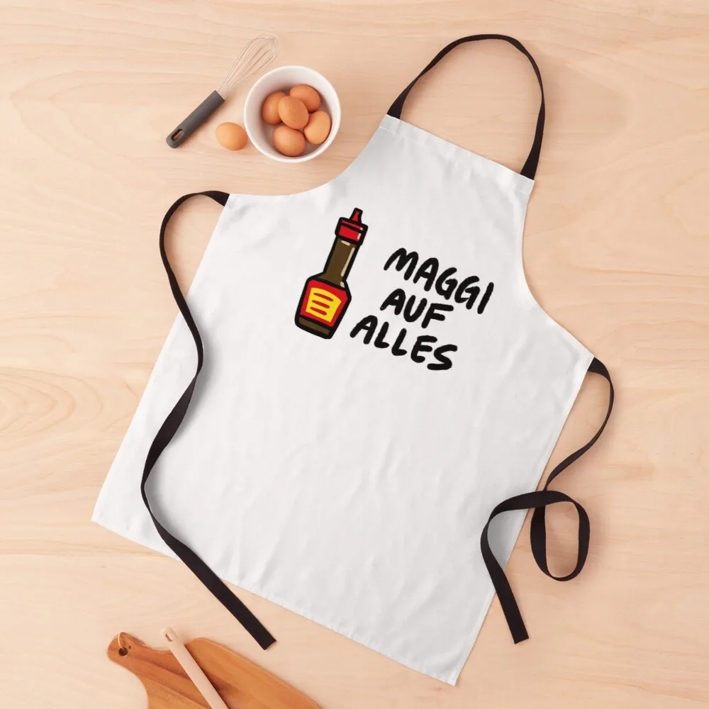 

Maggi Auf Alles (Deutsch) Apron Woman kitchen apron home innovative accessories Apron women's