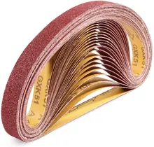 

24PCS Sanding Belts 1×30-Inch Sanding Belt Sander Belt Sander Paper, (4 Each of 60, 80, 120,150,240,400 Grits) Aluminum Oxide