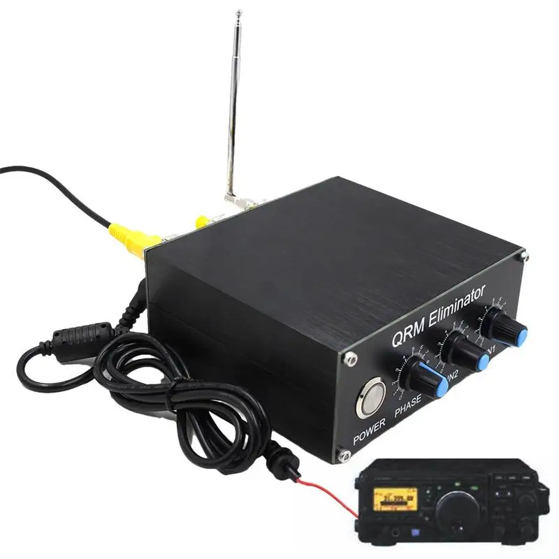 

QRM Eliminator X-Phase 1-30MHz HF Bands QRM Signal Canceller Aluminum Alloy Signal Eliminator With Dial And Knob