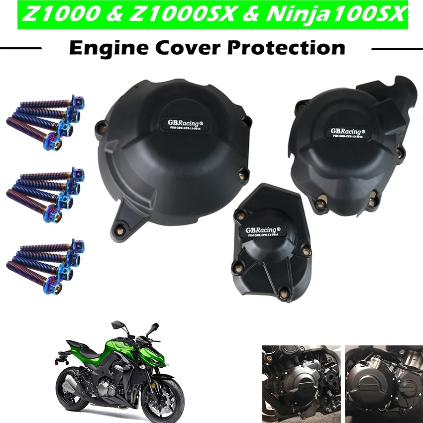 Motorcycles Engine cover Protection case for case GB Racing For KAWASAKI Z1000.SX Ninja 1000SX VERSYS 1000 2011- GBRacing