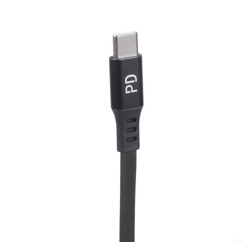 110cm PD100W 480mbps USB C 남성-남성 고속 충전 데이터 케이블 신축성 있는 타입-C 케이블 충전 및 데이터 동기화 코드