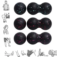 Women Yoga Roller Foam Block Yoga Equipment Peanut Ball Set Block Peanut Massage Roller Ball Therapy Relax Exercise Fitness - Image 5
