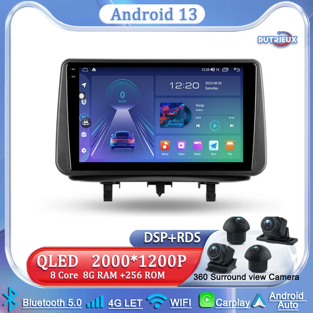 Android 13 Per Opel Meriva B 2009 - 2014 Autoradio Carplay Multimedia Car Tv Touch Screen Tv Lettore Video Navigazione Stereo Gps