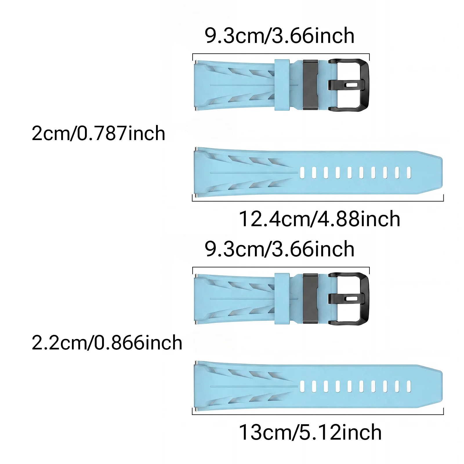 Luminous Sport Watch Strap - 20mm & 22mm