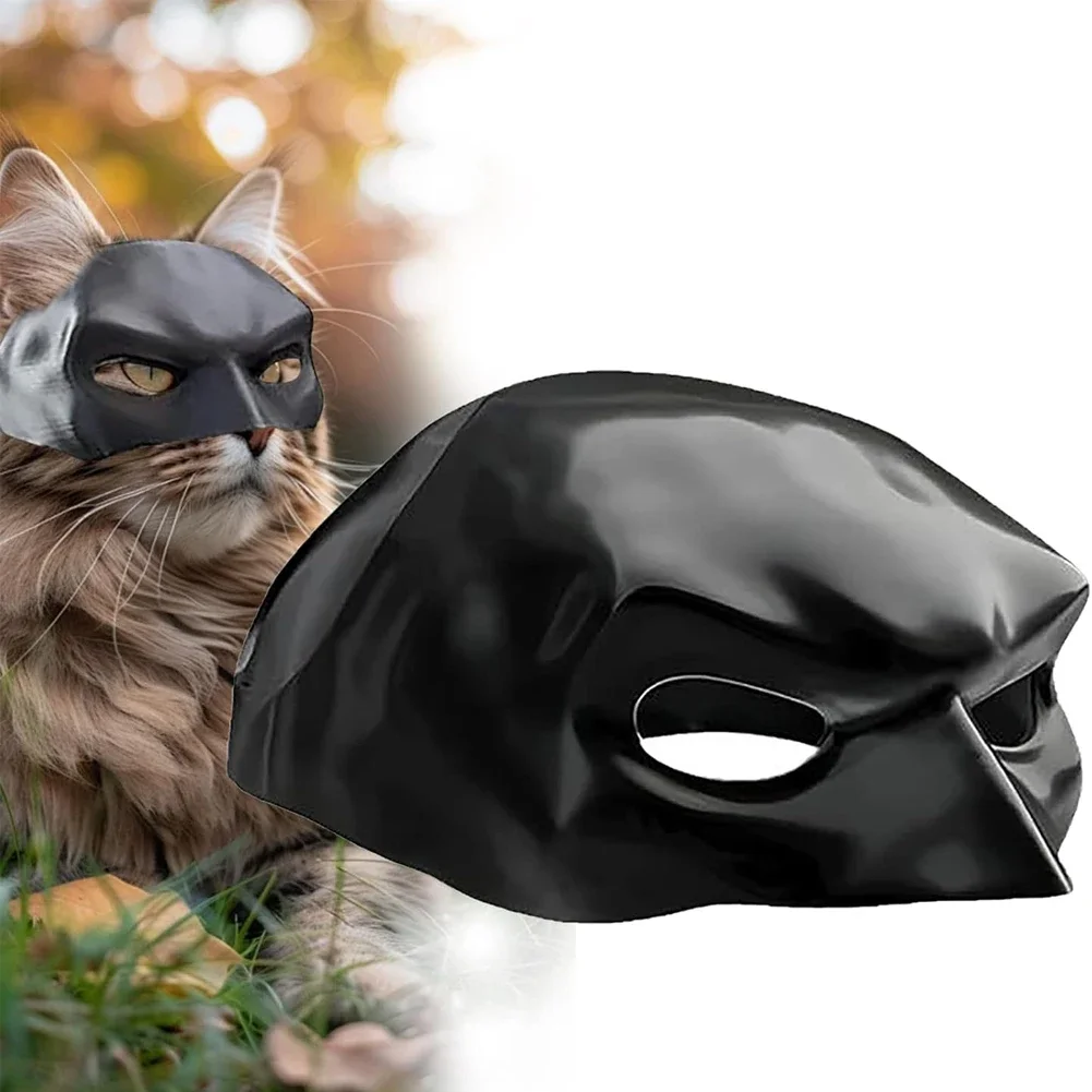 Black Bat Cat Warrior Mask Cat Mask Cosplay Assassin Matte Cute Bat Cool Superhero Pet Dog Toy Dog Costume Pet Clothes Pet Toys