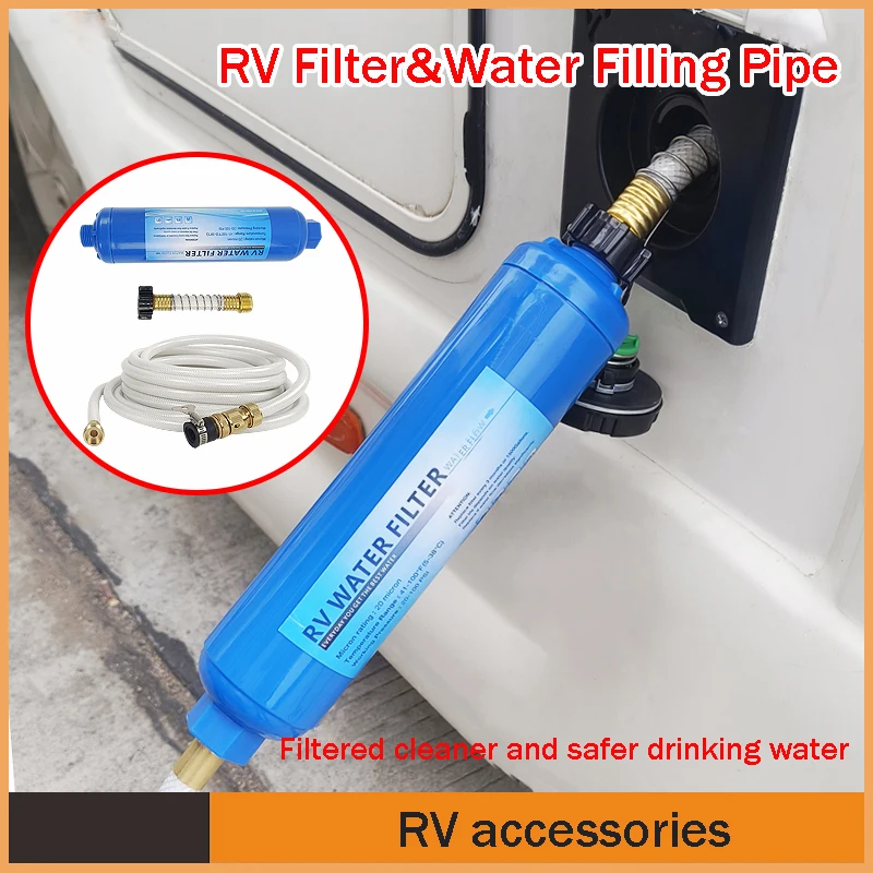 Camper RV Water Filter Hose Protector Inline Reduce Bad Taste Odor For  Campers Travel Trailers Boats - AliExpress