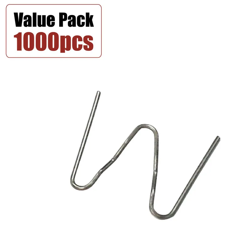 

1000pcs Plastic Welding Staples Hot Stapler Car Bumper Fender Repair Soldering 0.6mm Outside Corner Stainless Steel